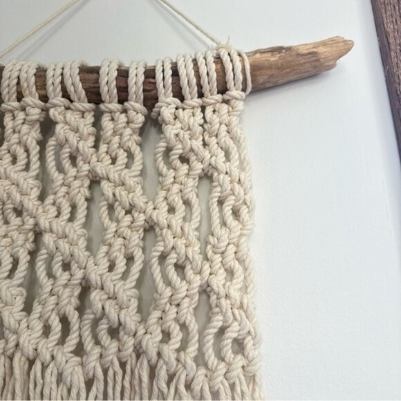 Handmade Macramé Wall Hanging - Picture 2 of 11